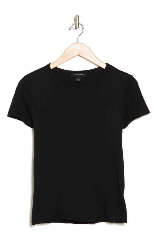 Shop Allsaints Bela Cotton T-shirt In Black