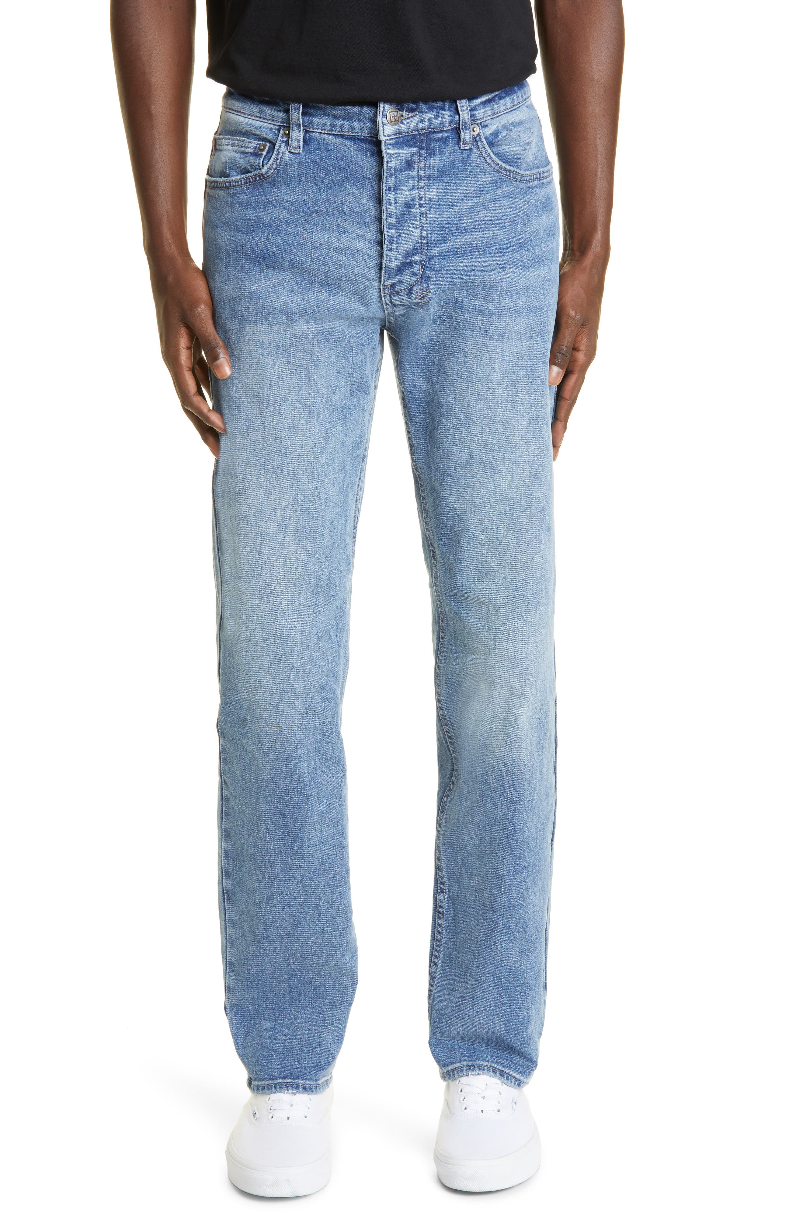 Ksubi Hazlow Tapered Straight Leg Jeans in Denim at Nordstrom, Size 30 X 32