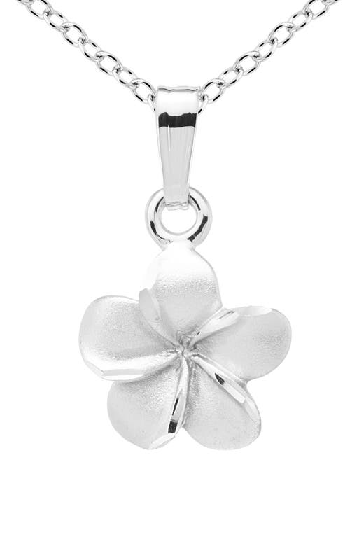 Mignonette Sterling Silver Flower Necklace at Nordstrom