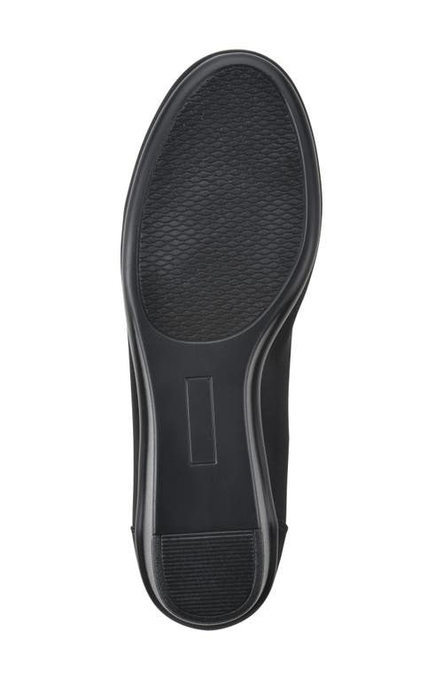 Cliffs By White Mountain Boldness Womens Solid Man Made Wedge Heels In Black/nylon