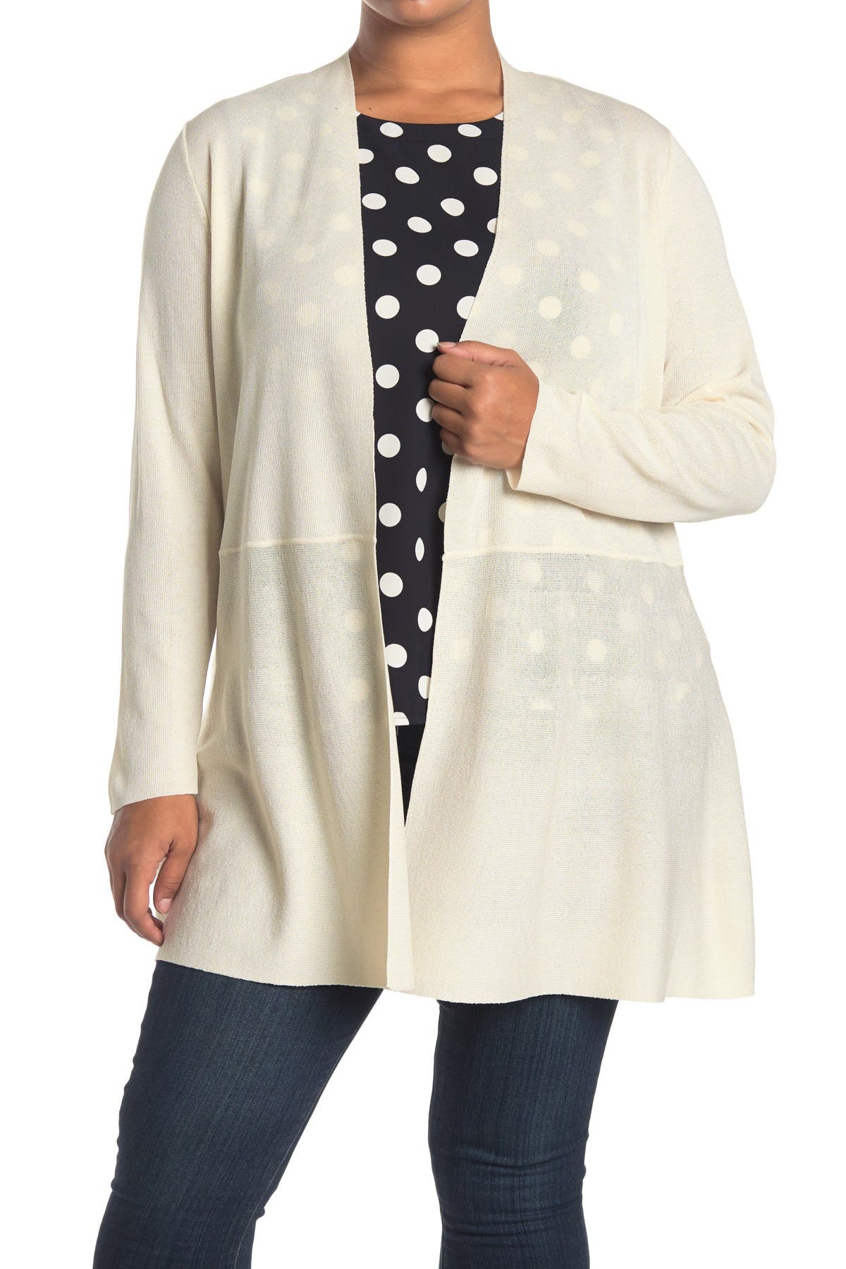 anne klein long cardigan