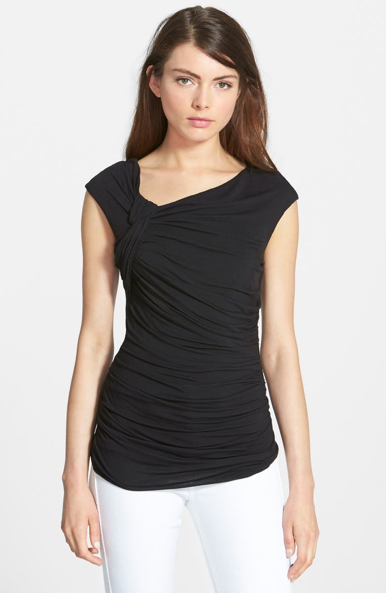 Bailey 44 'Teorema' Ruched Cap Sleeve Top | Nordstrom