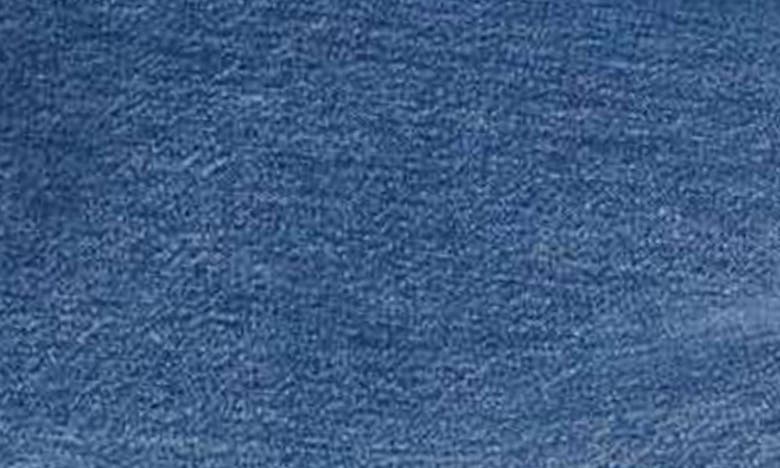Mother The Down Low Spinner Heel Ripped Low Rise Wide Leg Jeans In Bde