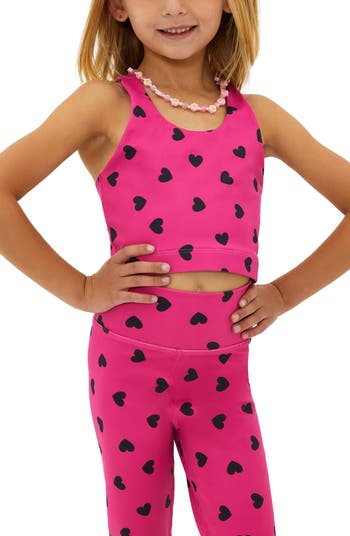 Beach Riot - Kids' Little Peppa Heart Print Leggings in Candy Hearts at  Nordstrom
