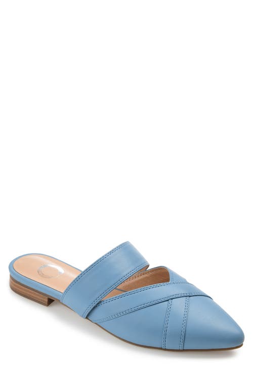 Shop Journee Collection Stasi Mule In Blue