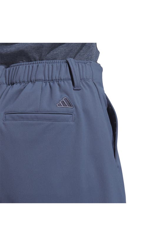 Shop Adidas Golf Go-to Pleated Golf Shorts In Preloved Ink