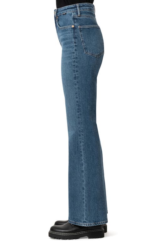 Mavi Jeans Los Angeles High Waist Flare Leg Jeans In Mid Brushed Classic Blue
