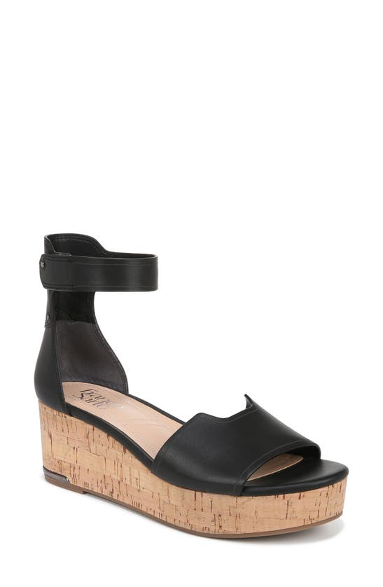 Shop Franco Sarto Perfetto Platform Wedge Sandal In Black