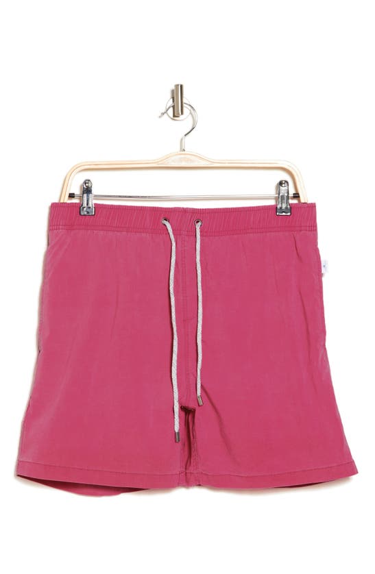 Shop Vintage Summer Performance Stretch Swim Shorts In Pink