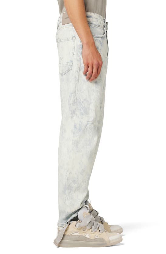Shop Hudson Jeans Reese Relaxed Straight Leg Jeans In White Acid
