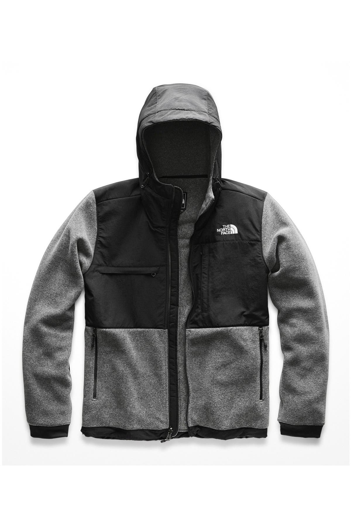 hooded denali north face