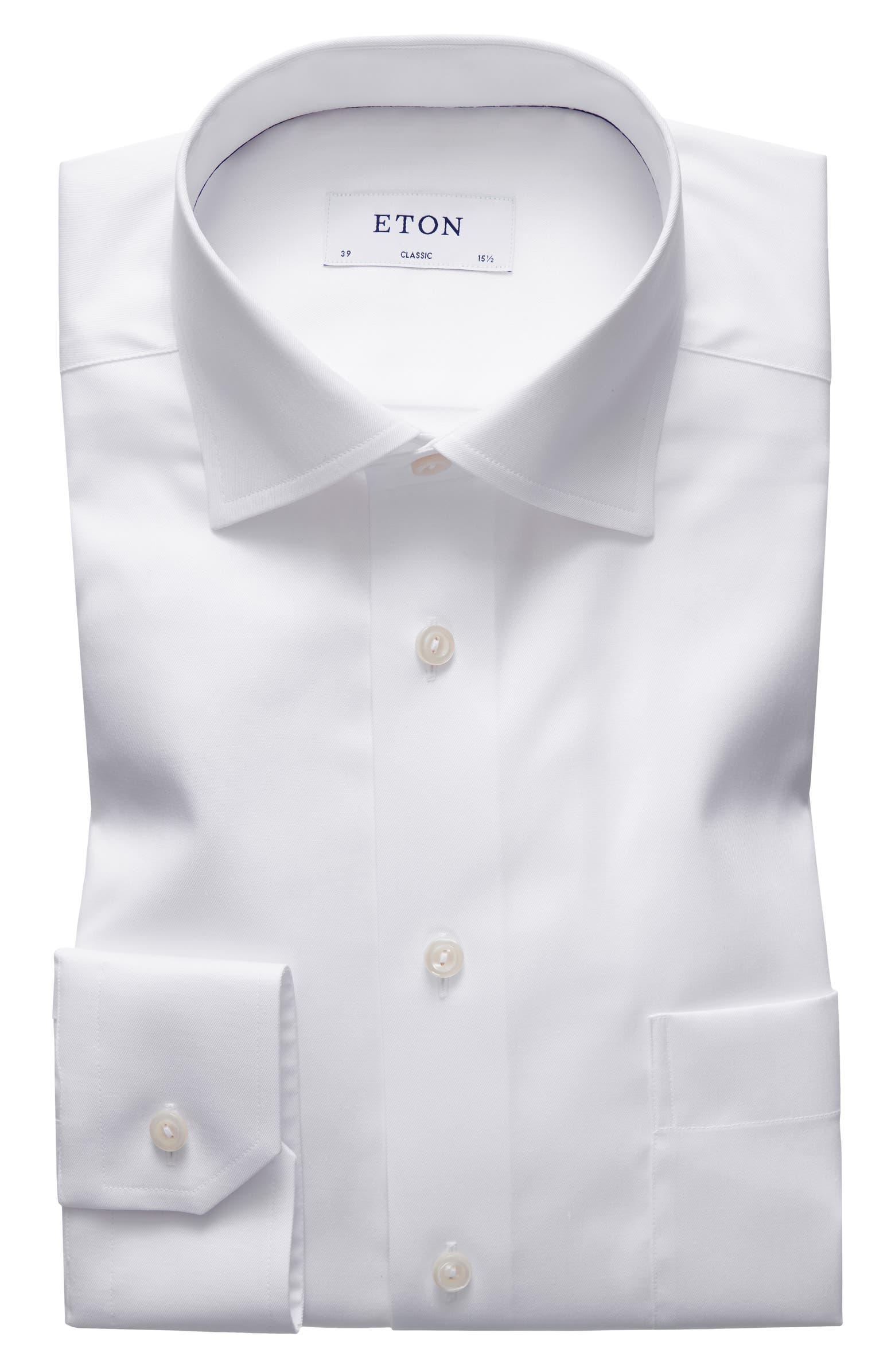 Eton Classic Fit Solid Dress Shirt | Nordstrom