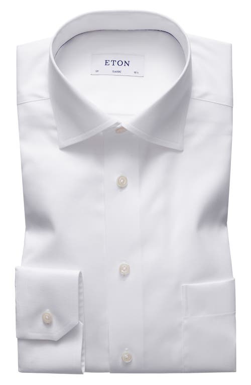 Eton Classic Fit Solid Dress Shirt at Nordstrom