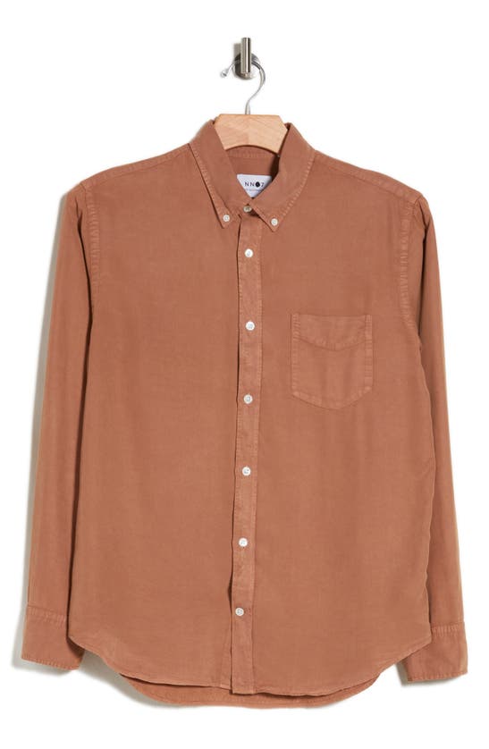 Nn07 Levon Slim Fit Button-down Shirt In Nougat