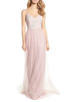 Hayley Paige Occasions Metallic Embellished Gown | Nordstrom