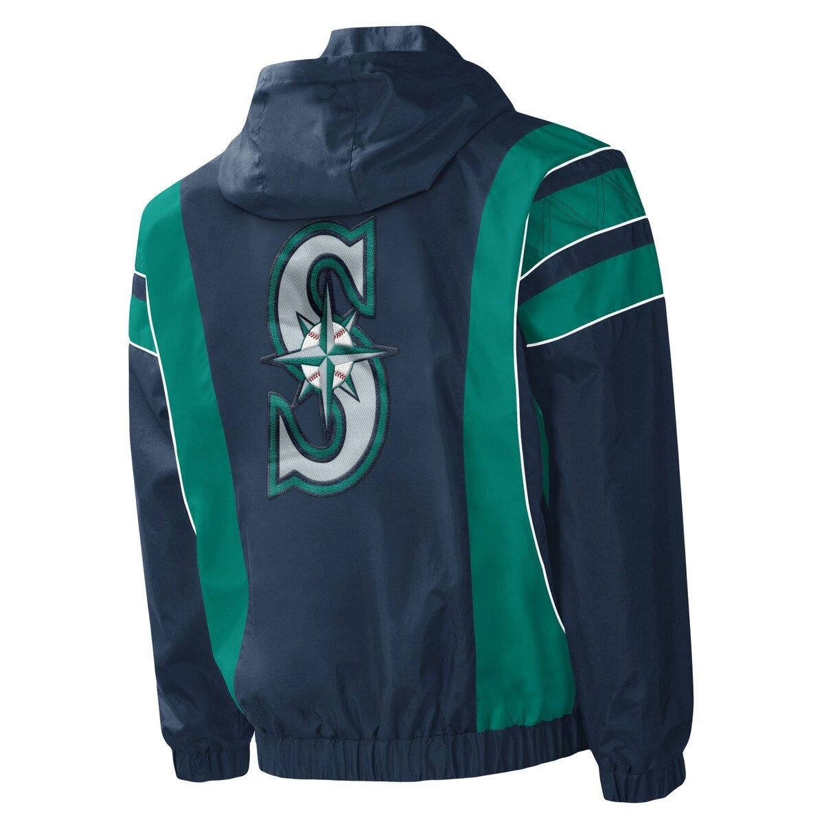 Seattle Mariners Starter The Diamond Full-Snap Jacket - Navy