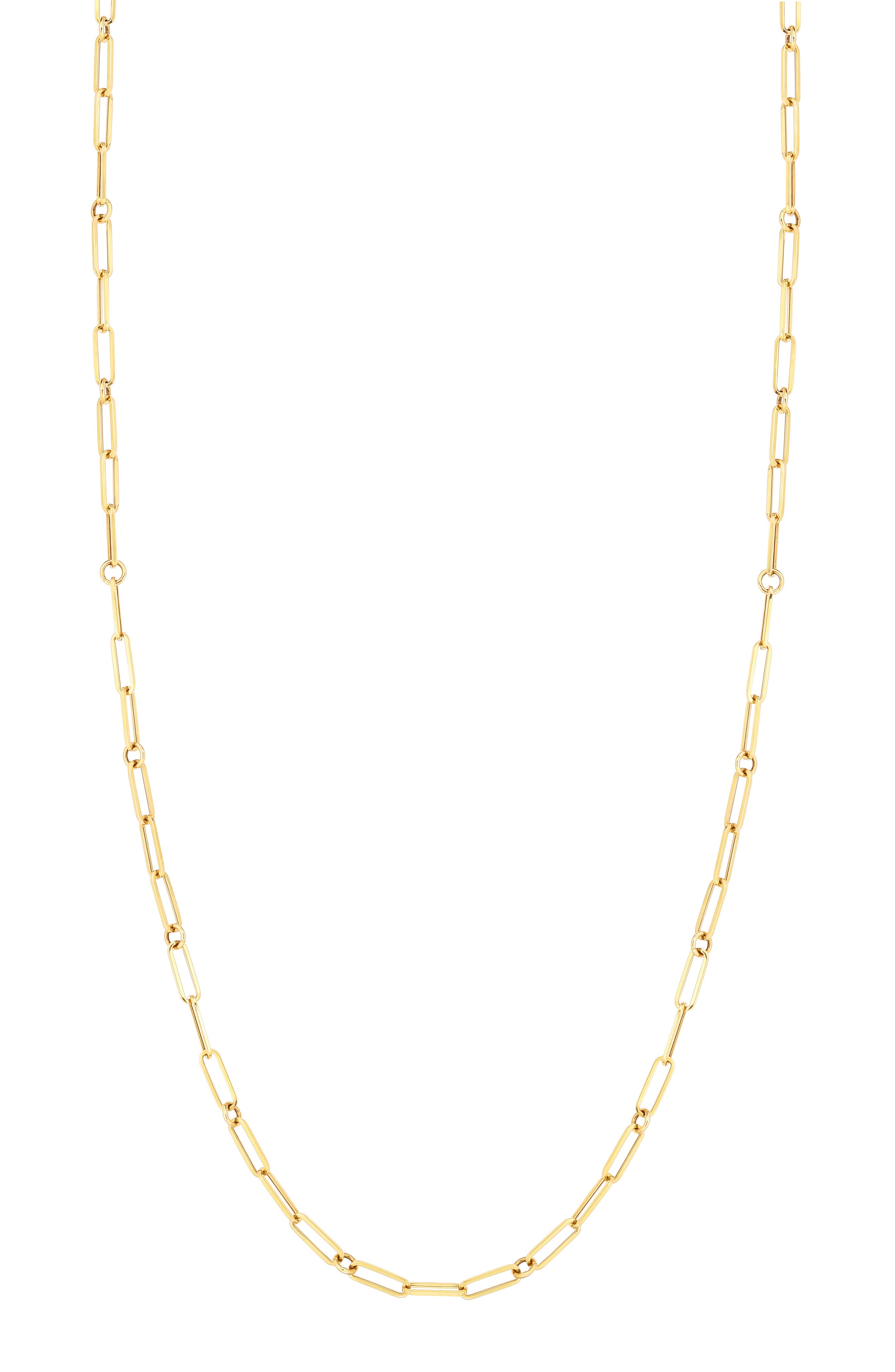 roberto coin gold link necklace