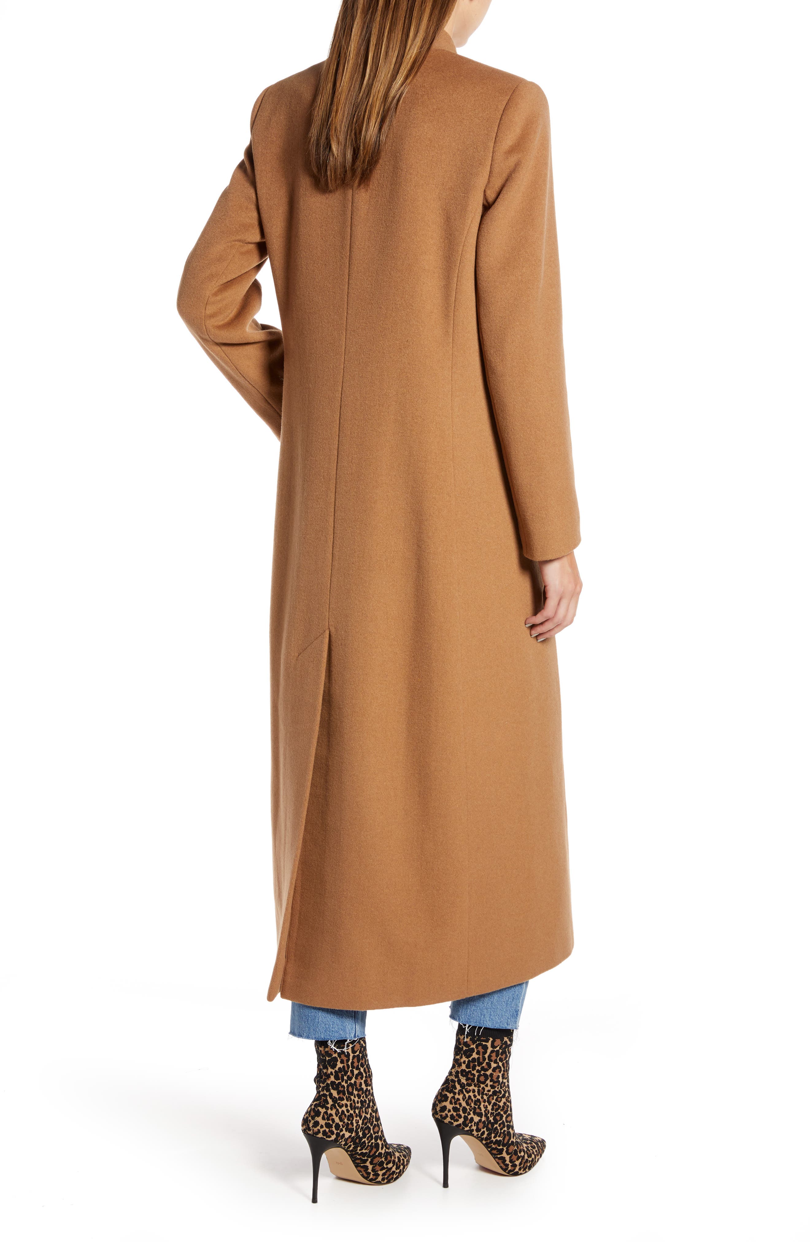 Something navy double breasted maxi coat Clearance