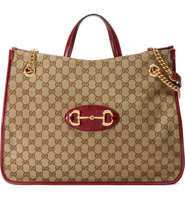 Gucci Large 1955 Horsebit Original Gg Canvas Convertible Tote Nordstrom
