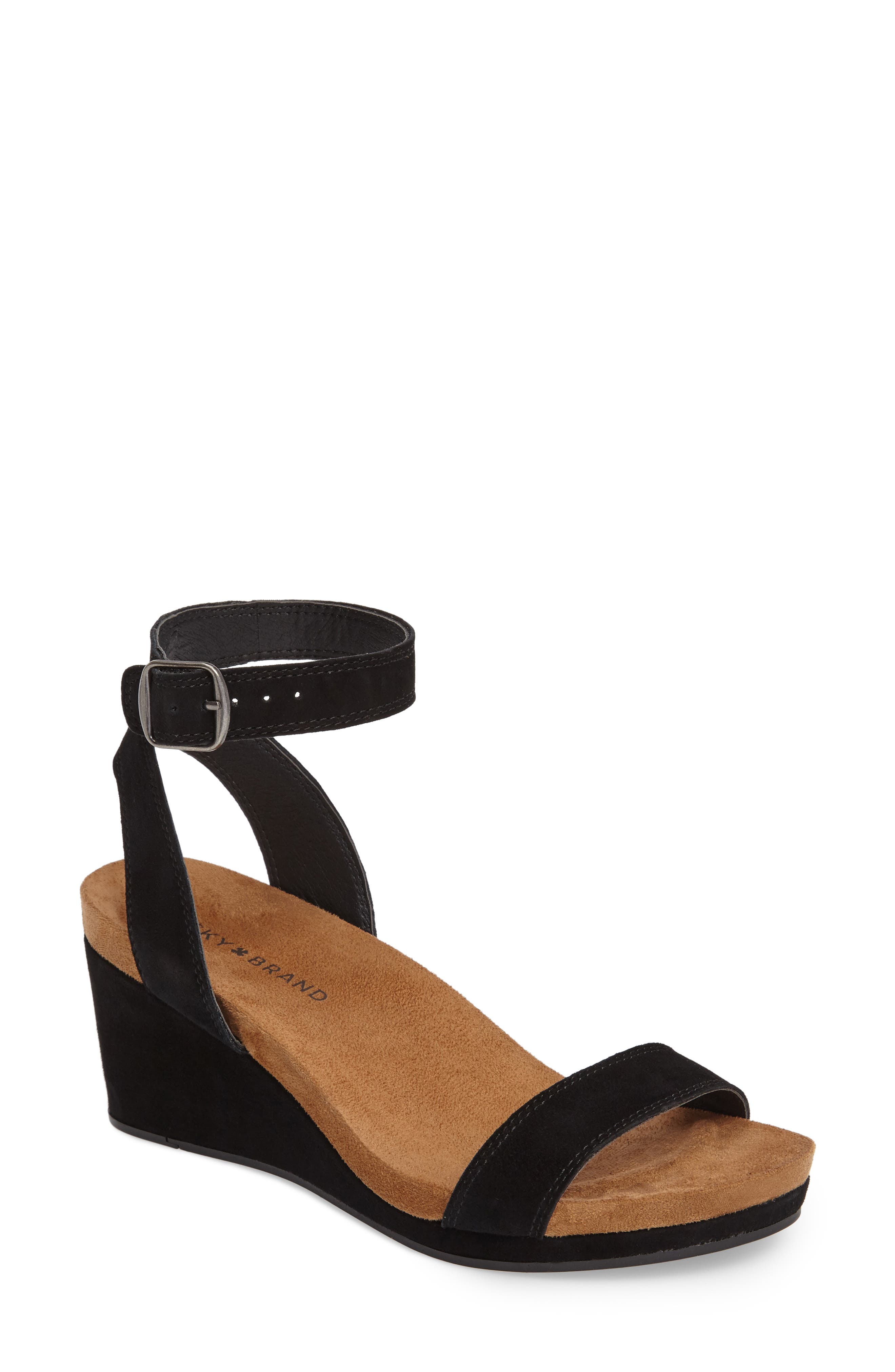 Lucky Brand Karston Wedge Sandal (Women) | Nordstrom