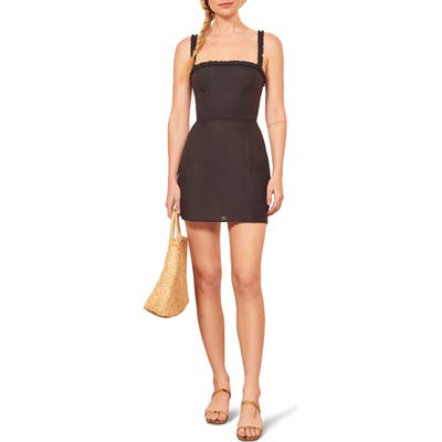 Reformation Janie Minidress, Black