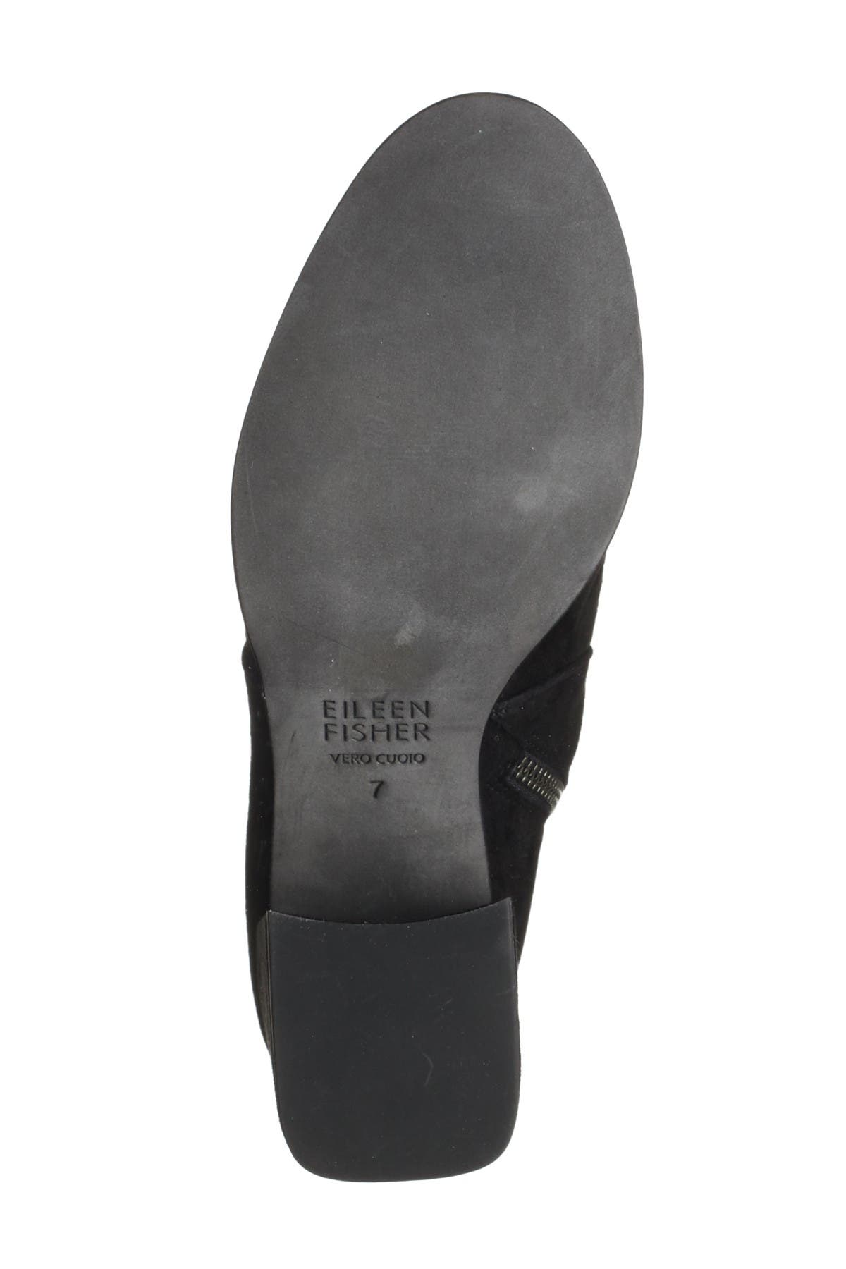 eileen fisher harper suede bootie