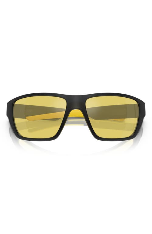Scuderia Ferrari 61mm Rectangular Sunglasses In Yellow