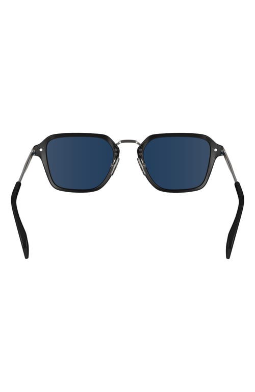 Paul Smith Men's Kean Acetate And Metal Rectangle Sunglasses In Black