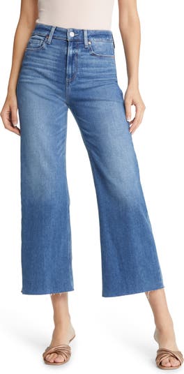 PAIGE Anessa Crop Wide-Leg Jeans