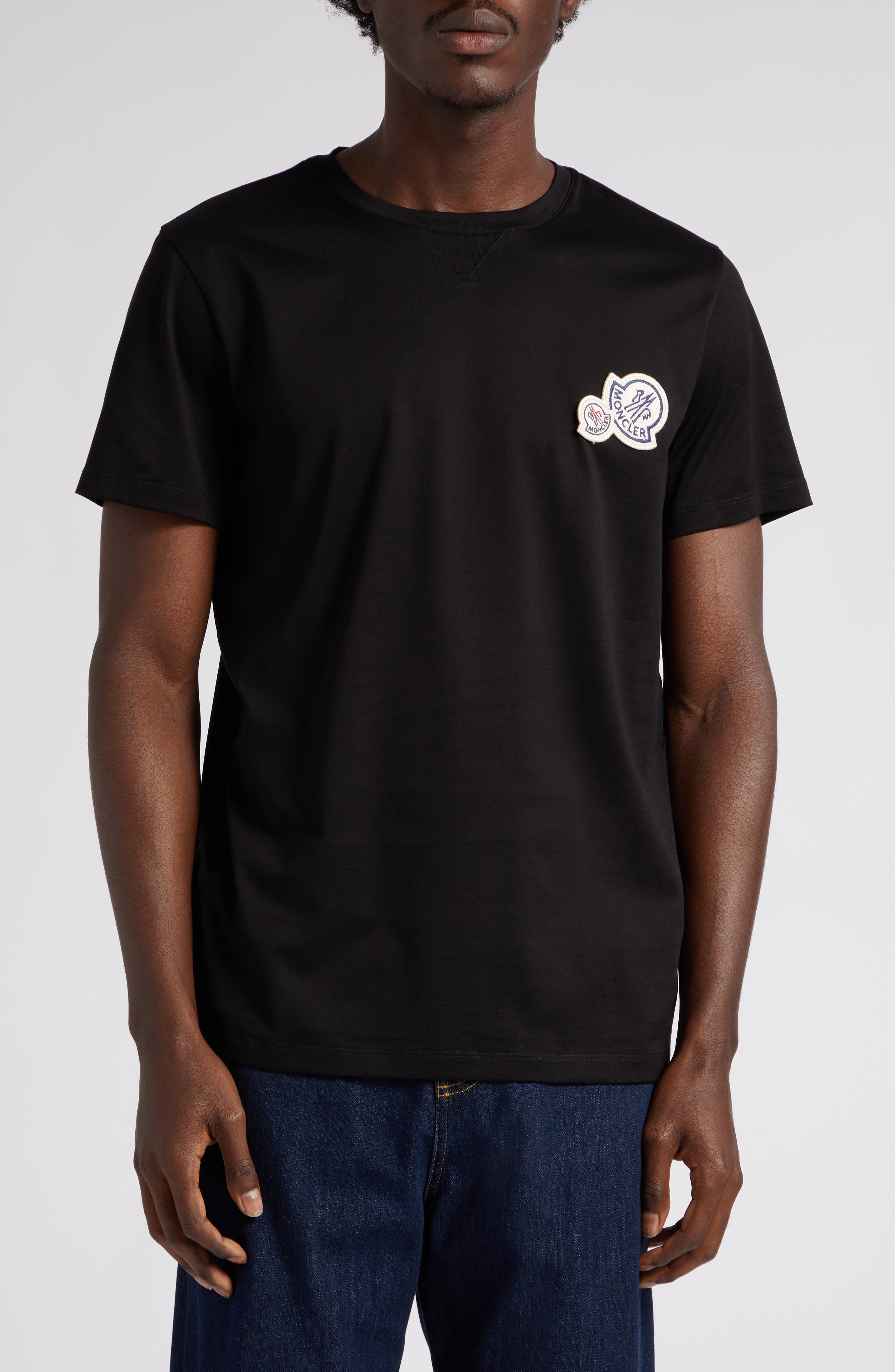 moncler side logo t shirt