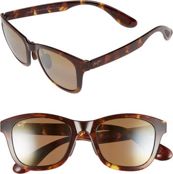 Maui Jim Hana Bay 51mm PolarizedPlus2® Square Sunglasses | Nordstrom