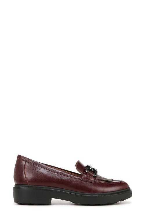 Naturalizer Paris Kiltie Bit Platform Loafer In Wine