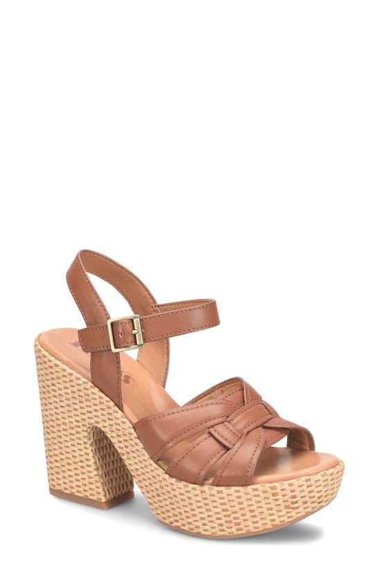 Korks Dee Wedge Platform In Brown