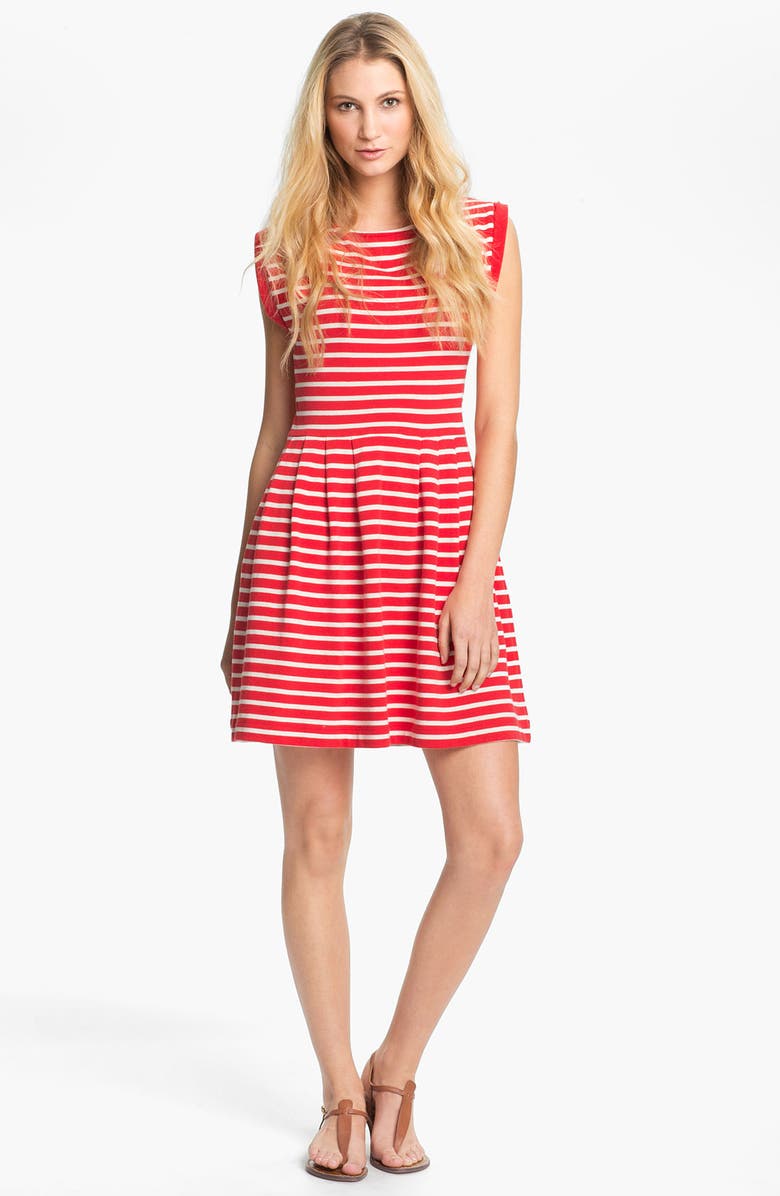 French Connection 'Classic County' Stripe Cotton Fit & Flare Dress ...