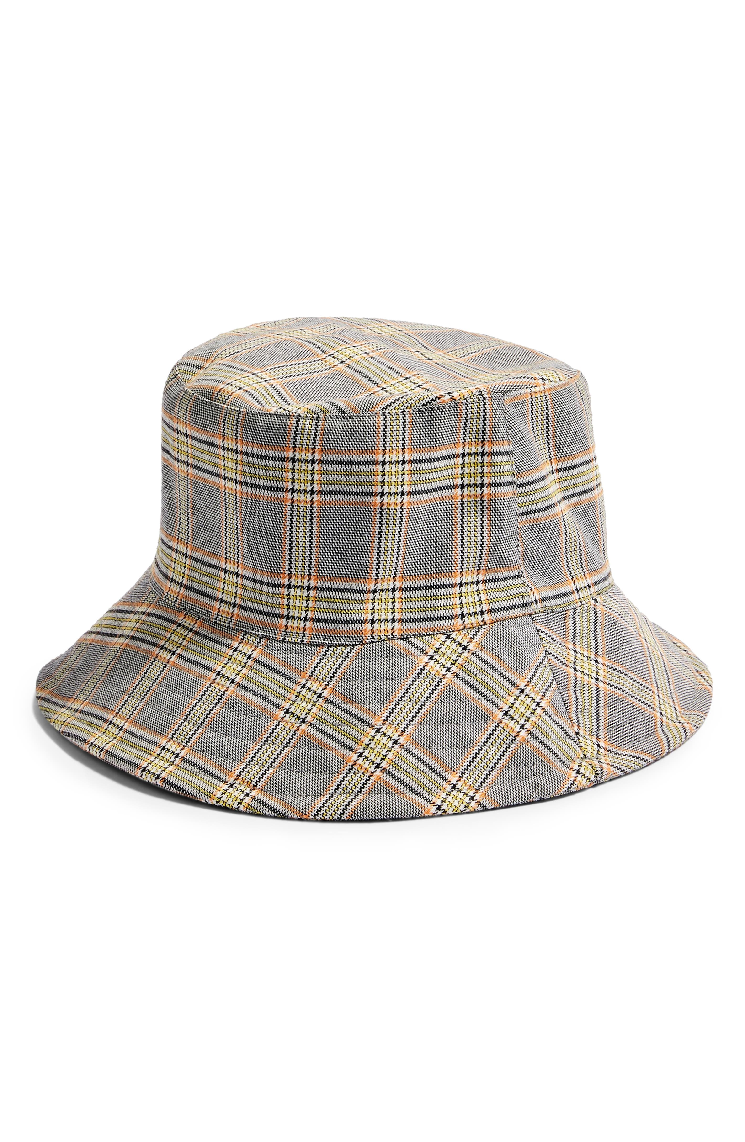 Topshop Plaid Bucket Hat | Nordstrom