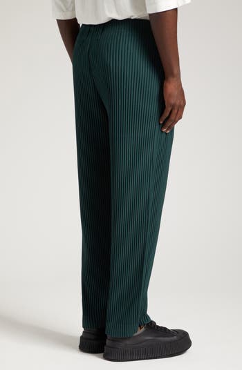 Monthly Colors Pleated Straight Leg Pants