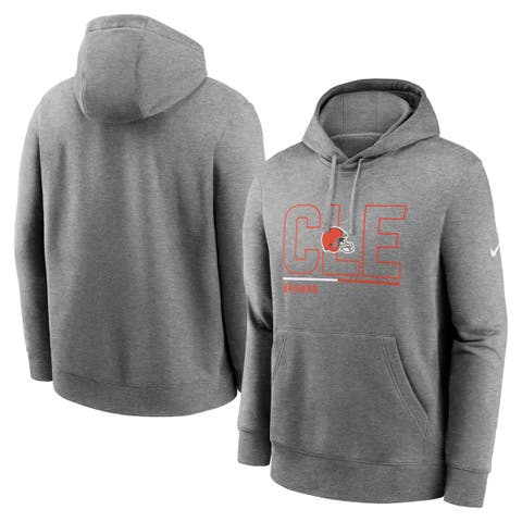 Men's Nike Orange New York Knicks Courtside Versus Stitch Split Pullover  Hoodie