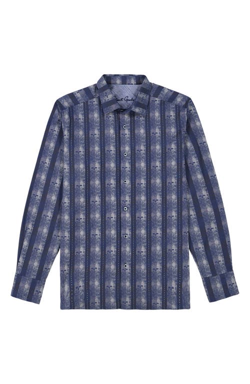 Shop Robert Graham Dunkirk Classic Fit Stretch Button-up Shirt In Blue