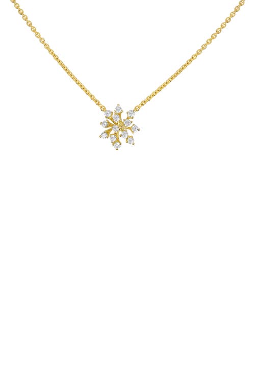 Hueb Luminus Small Diamond Pendant Necklace in Yellow Gold at Nordstrom, Size 16