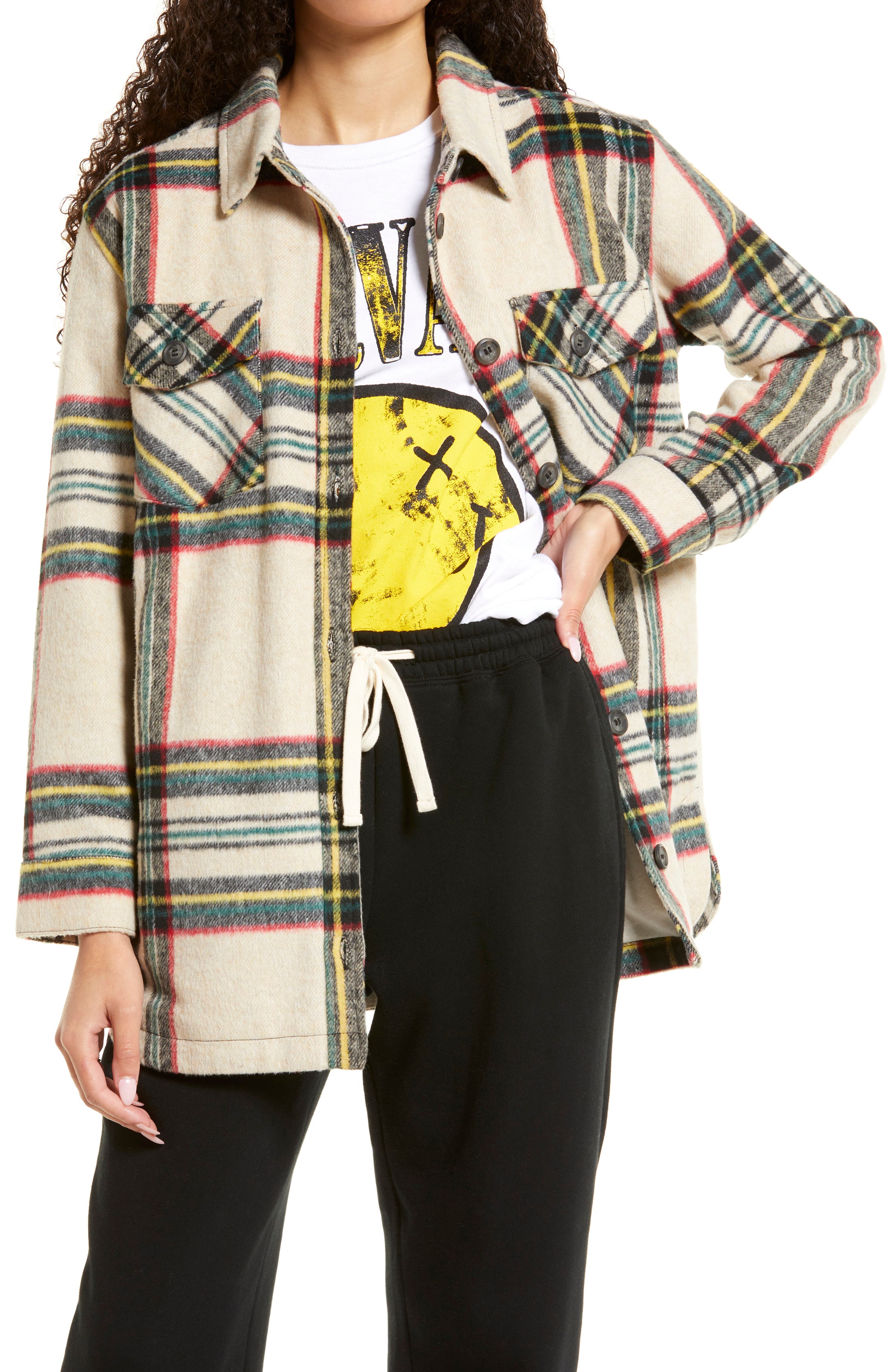 Thread \u0026 Supply Shirt Jacket In Ivory 