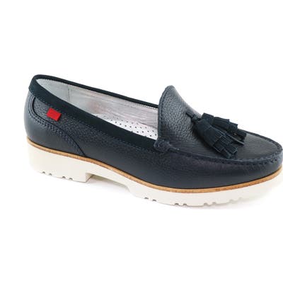 Marc Joseph New York New Brighton Platform Loafer- Blue