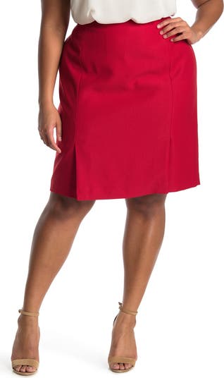 Solid Pencil Skirt