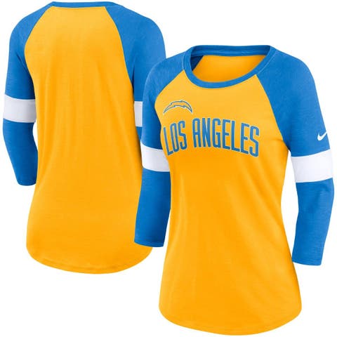 Nike Women's San Diego Padres Yellow Pride V-Neck T-Shirt