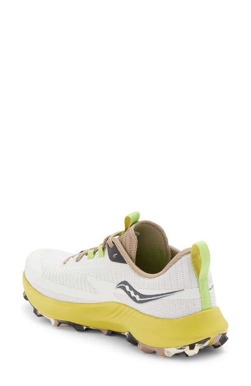 Saucony Peregrine 13 Running Shoe In Fog/clay
