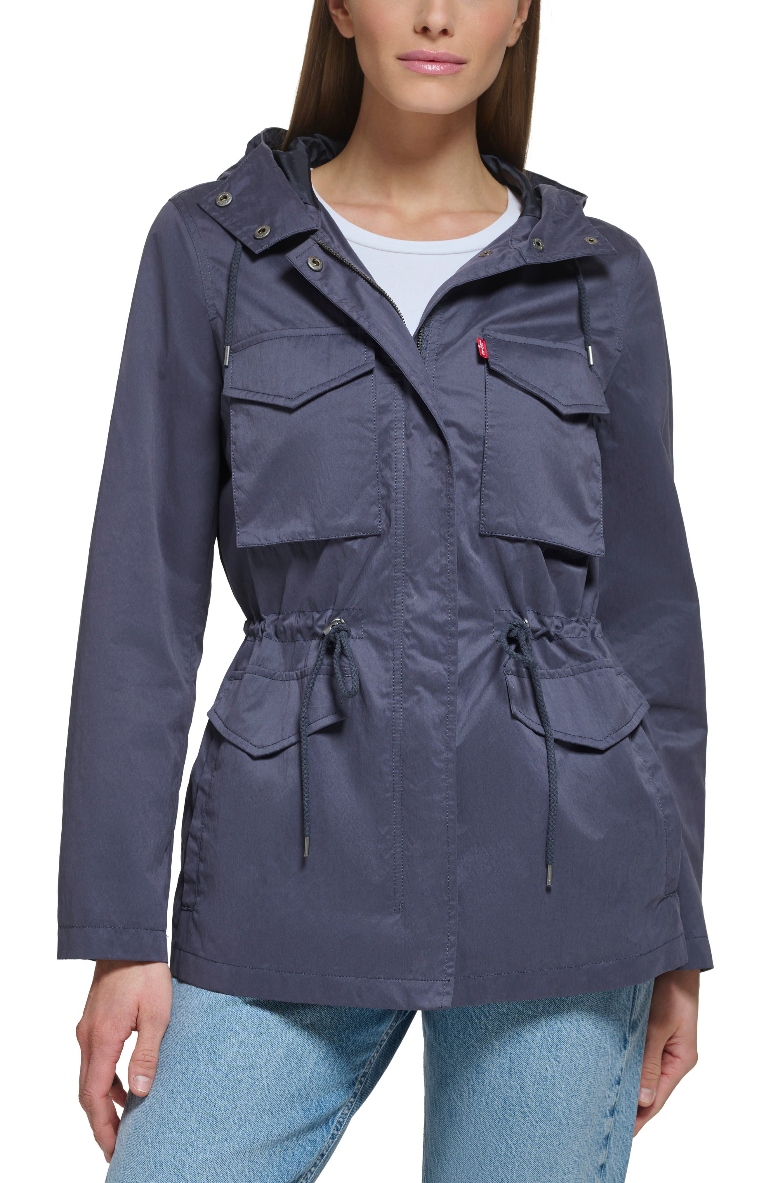 levi's Utility Hooded Anorak Jacket in Odyssey | Smart Closet
