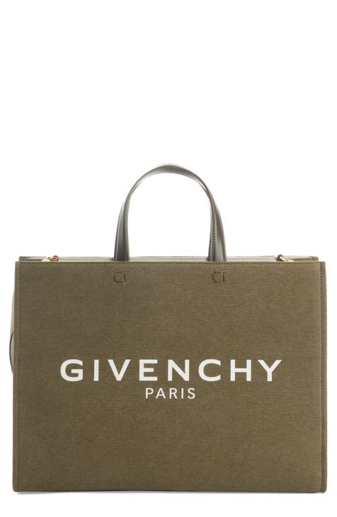 Brown Givenchy Monogram Nylon Tote Bag