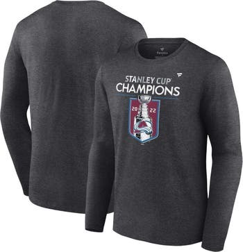 Men's Colorado Avalanche Fanatics Branded Heathered Charcoal 2022 Stanley  Cup Champions Locker Room Pullover Hoodie