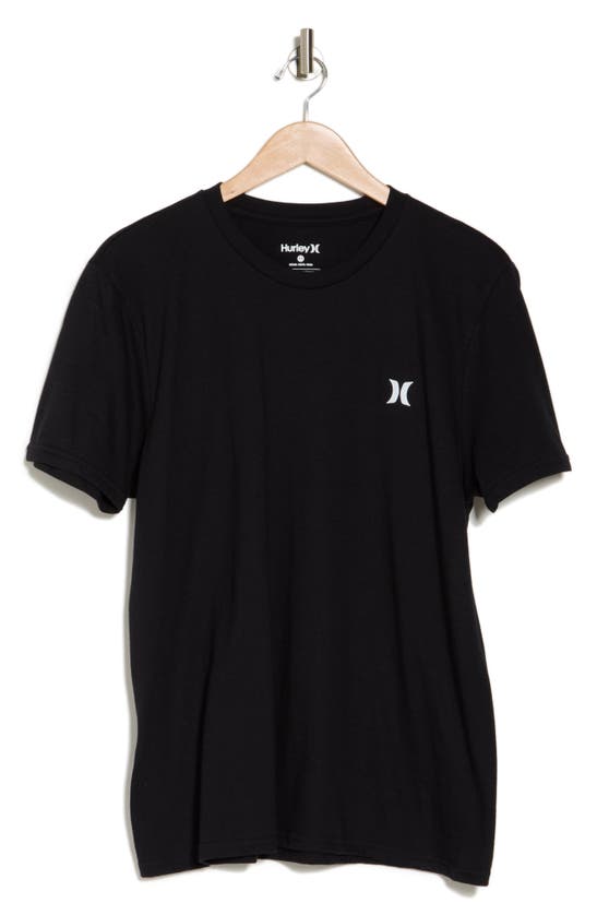 Shop Hurley Logo Graphic T-shirt In Black