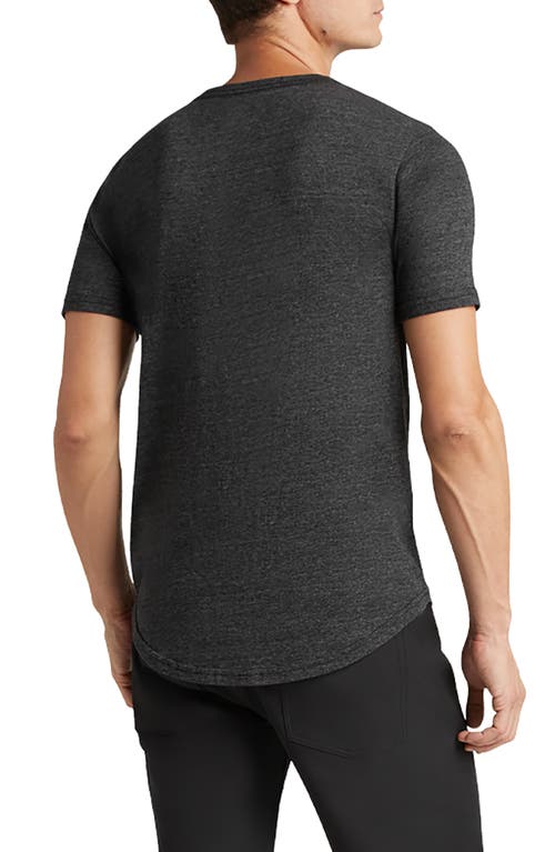 Shop Goodlife Scallop Crewneck T-shirt In Black