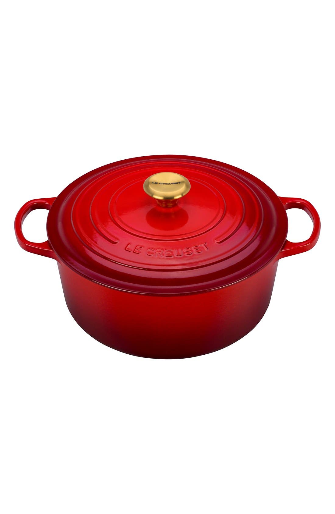 Le Creuset Gold Knob Collection 7 1/2 Quart Round French/Dutch Oven